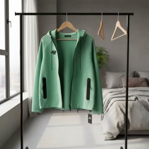 Syna World Green Zip Up Hoodie Jacket