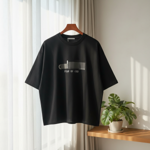 Fear of God FOG Black Logo Oversized T-Shirt