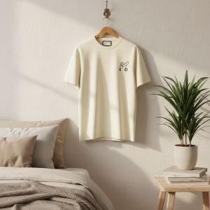 Gucci Classic Beige Graphic Cotton T-Shirt