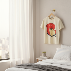 Gucci Cat Print Relax Sofa Graphic T-Shirt