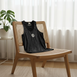 Broken Planet Black Snake Pattern Tank Top