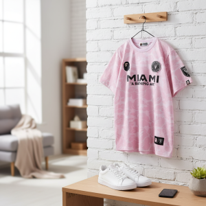 BAPE Miami Pink Camouflage Graphic T-Shirt