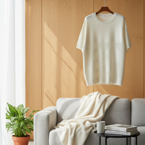 Amiri 22 Mesh Knit White Short Sleeve T-Shirt