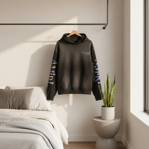 Amiri Productions Black Graphic Print Hoodie Sweater