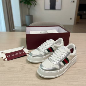 Gucci Ace White Leather Sneakers for Men