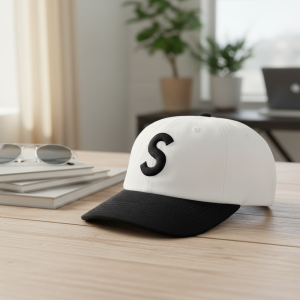 Supreme S Logo Two Tone Adjustable Baseball Cap