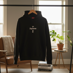 Supreme Box Logo Black Hoodie Sweater