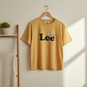 Lee Daisy Print Yellow Casual T-Shirt
