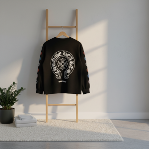 Chrome Hearts Black Long Sleeve Sweatshirt