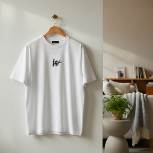 WE11DONE White Graphic Cotton T-Shirt