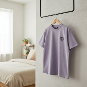 Stussy Classic Gear Logo Gray T-Shirt