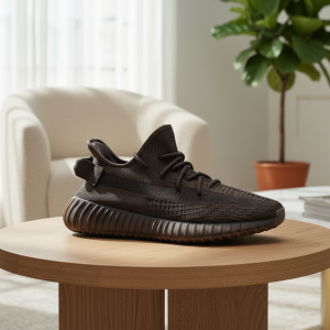 Yeezy Boost 350 V2 Black Knit Sneakers