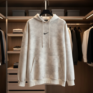 Nike Casual Washed Gray Hoodie Pullover Sweater