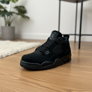 Nike Air Retro 4 Black Sneakers