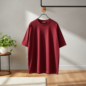Gucci Men’s Classic Red Cotton Casual T-Shirt
