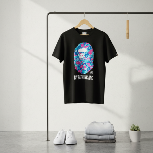 BAPE Shark Head Black Graphic T-Shirt Men’s Fashion