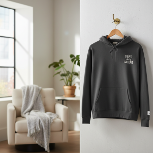 Gallery Dept Printed Black Pullover Hoodie Sweater