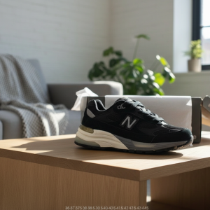 New Balance 990V2 Black Gold Running Shoes