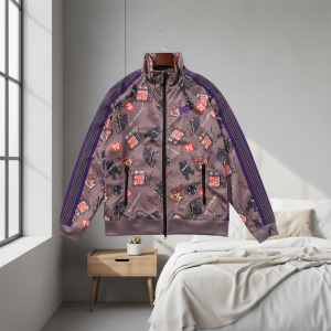 JacketsNeedles Graphic Print Zip Sports Jacket