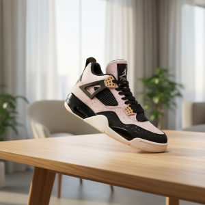 Nike Air Retro 4 Pink Black Basketball Shoes