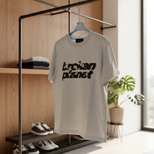 Broken Planet Graphic Logo Grey T-Shirt