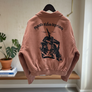 Enfants Riches Deprimes Brown Graphic Corduroy Jacket