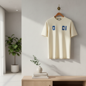 Gucci Men’s Cotton Logo Print T-Shirt White