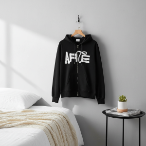 Arte Antwerp Black Zip Up Hoodie