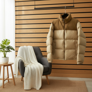 The North Face Brown Beige Puffer Jacket