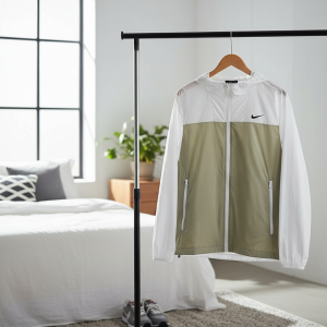 Nike Lightweight Windbreaker Jacket White Green