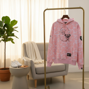 A Bathing Ape Pink Camo Pullover Hoodie