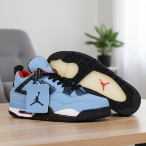 Nike Air Jordan 4 Retro Blue Sneakers
