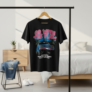 Saint Michael Graphic Streetwear Car Print T-Shirt