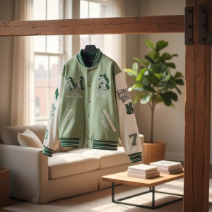 Amiri Embroidered Varsity Jacket Streetwear Unisex