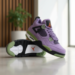Nike Air Retro Purple Green Sneakers