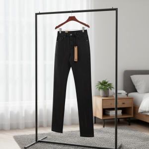 Ksubi Black Straight Leg Denim Jeans for Men