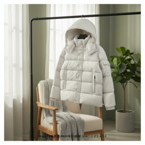 Nike Maya70 Puffer Hooded Down Jacket White