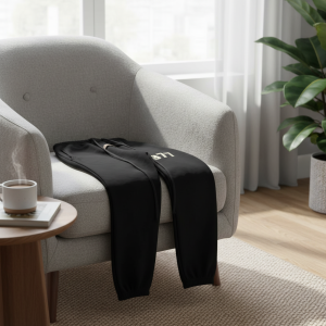 Essentials 1977 Black Jogger Sweatpants Men