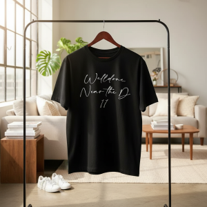 Welldone Near the D 11 Black Casual T-Shirt