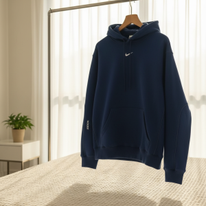Nike Blue Pullover Hoodie Sweatshirt for Men