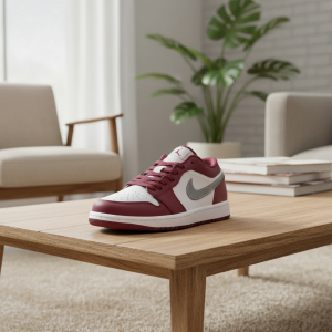 Nike Air Jordan 1 Low Red White Sneakers