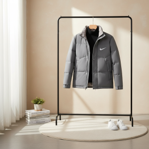 Nike Winter Puffer Jacket Men’s Gray Warm Coat