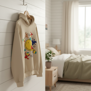 CPFM x Kanye West Smile Face Beige Hoodie