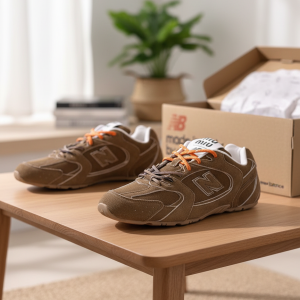 New Balance Brown Suede Sport Sneakers 36-45