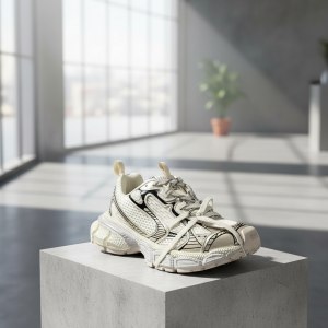 Balenciaga Mesh Runner Beige Sneakers