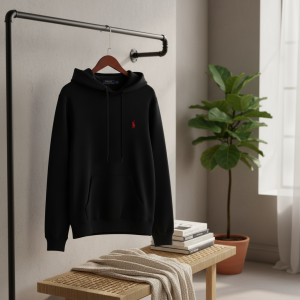 Ralph Lauren Polo Black Hoodie Sweatshirt for Men