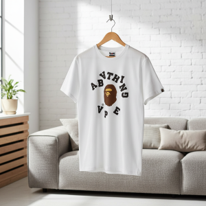 BAPE A Bathing Ape Classic Logo White T-Shirt