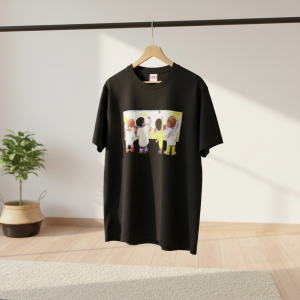 Supreme Kids Painting Graphic Black T-Shirt