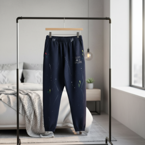 Gallery Dept Paint Splash Casual Sweatpants Navy