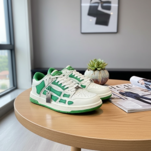 Amiri Green White Sneakers Low Top Shoes